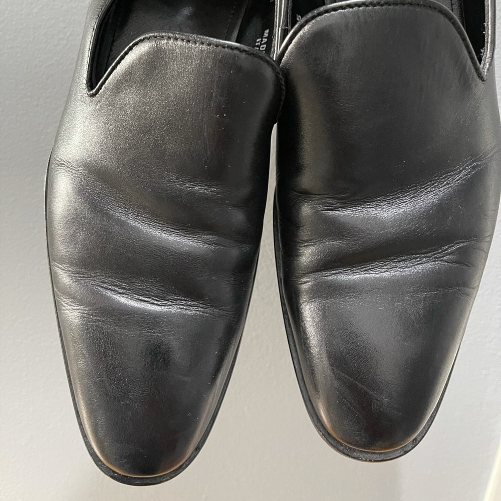 Barney’s New York Slip on Black Sz 11 M - Picture 4 of 11
